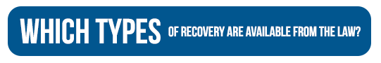 What types of recovery are available from the law?